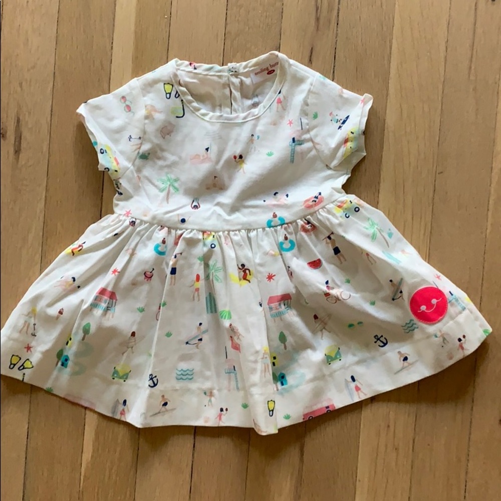 Smiling Button Dress